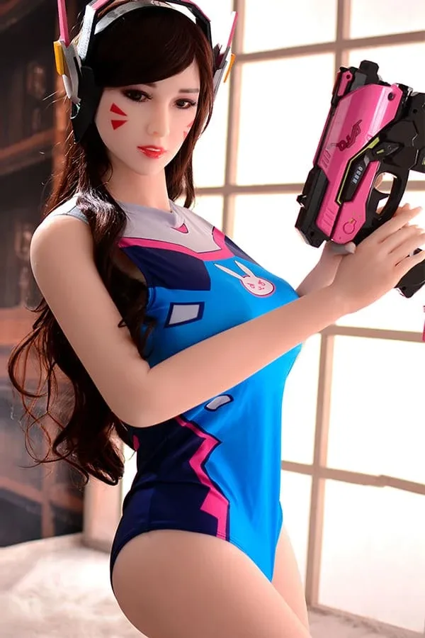 Cartoon Overwatch DVA Sex Doll Erica 165cm view 4