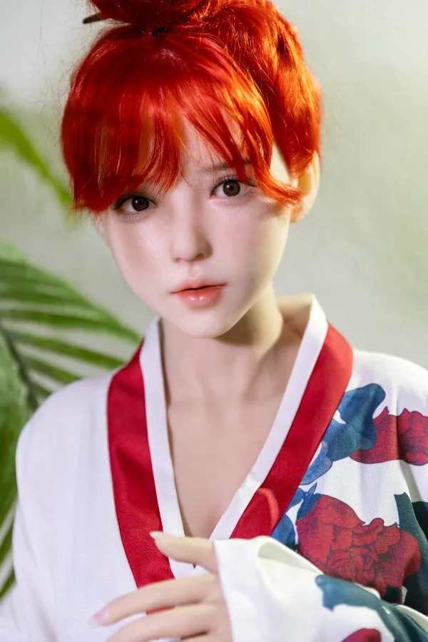 Super Pretty Cute Redhead Sex Doll Feng 166cm view 4