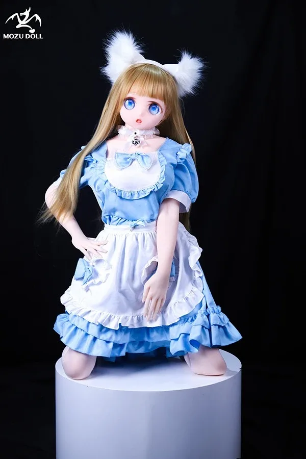 Cute Anime Blonde Sex Doll Kelly 145cm (Free Doll Same Clothes) view 5