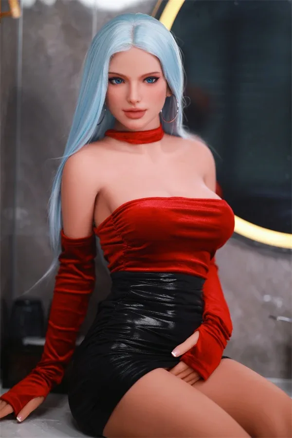 Blue Hair Big Booty Sex Doll Miki 166cm view 6