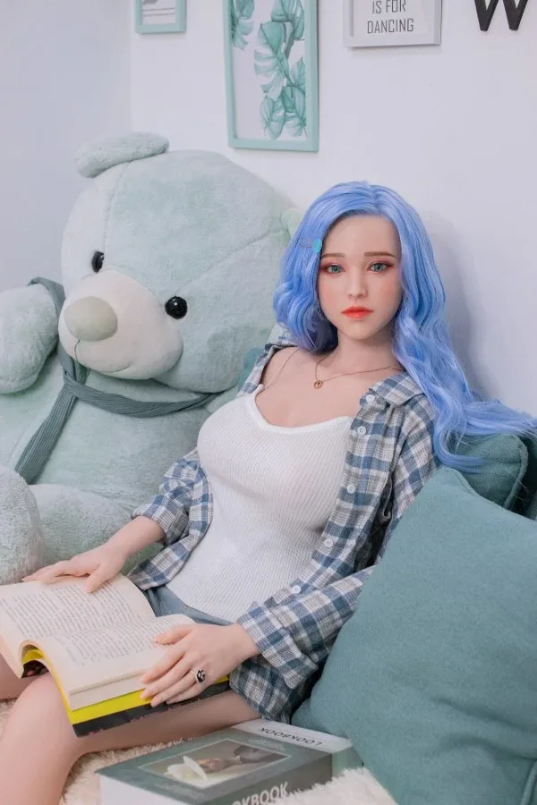Blue Hair Full Silicone Sex Doll Sierra 170cm (Replaceable with Head and Body) view 5