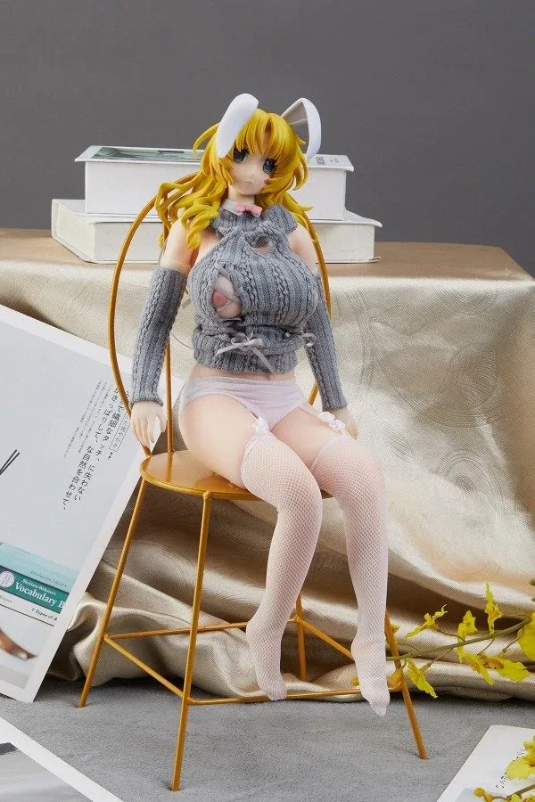Blonde Bunny Sex Doll Danna 45cm (Free Clothes and Shoes) view 3