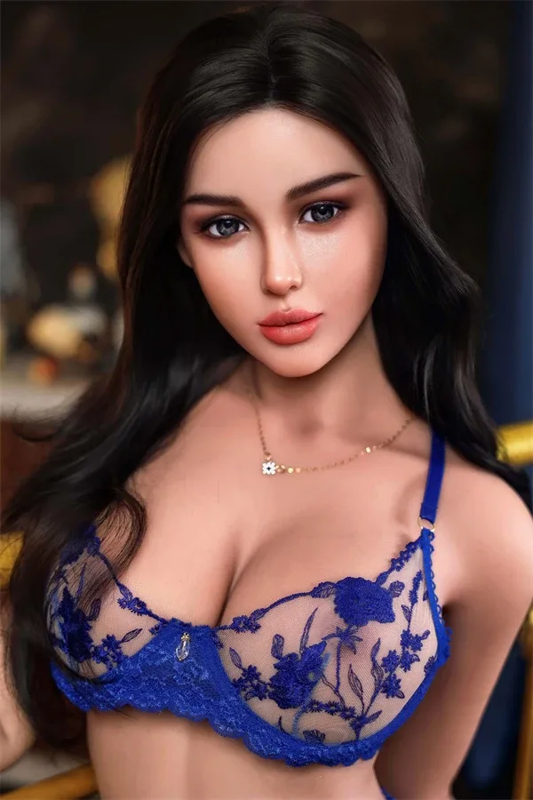 Full Size Plump Black Hair Silicone Sex Doll Celine 169cm (Replaceable with Head and Body) view 4