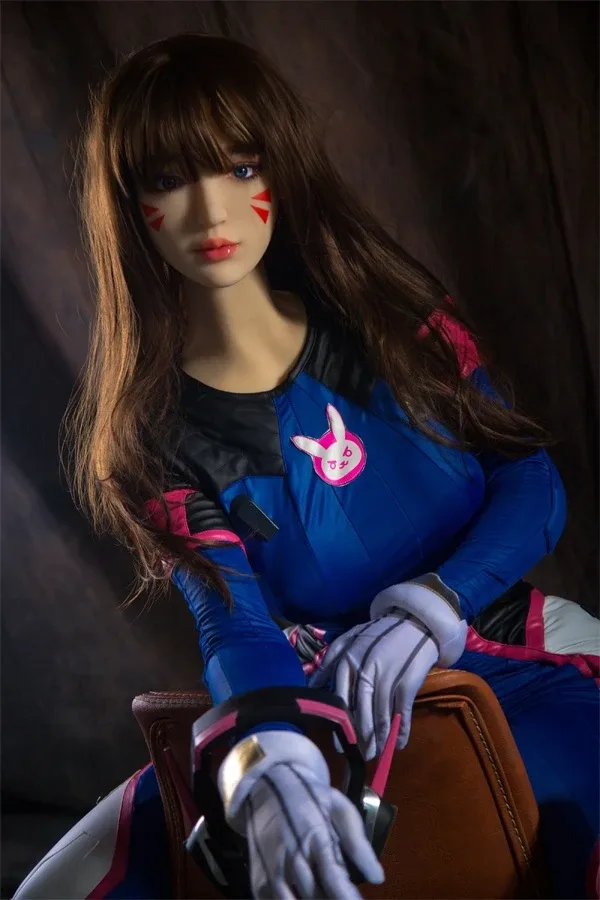 Lifelike Overwatch COS DVA Sex Doll Shelby 168cm view 6