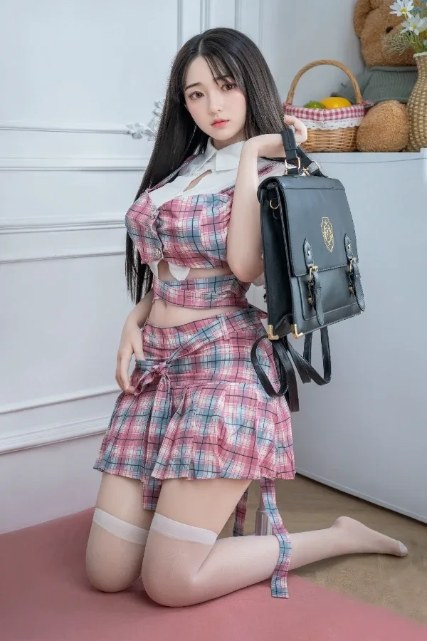 Fair Skin Pure Silicone Sex Doll Ella 160cm (Movable Jaw With Oral Structure) view 4