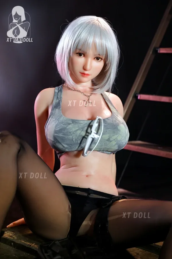 160cm G-cup White Hair Big Boobs Sex Doll Lola view 3