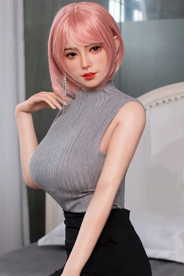 Mature Busty Pink Hair Sex Doll Zayla 160cm (Silicone Head) – Replaceable with Head and Body view 6