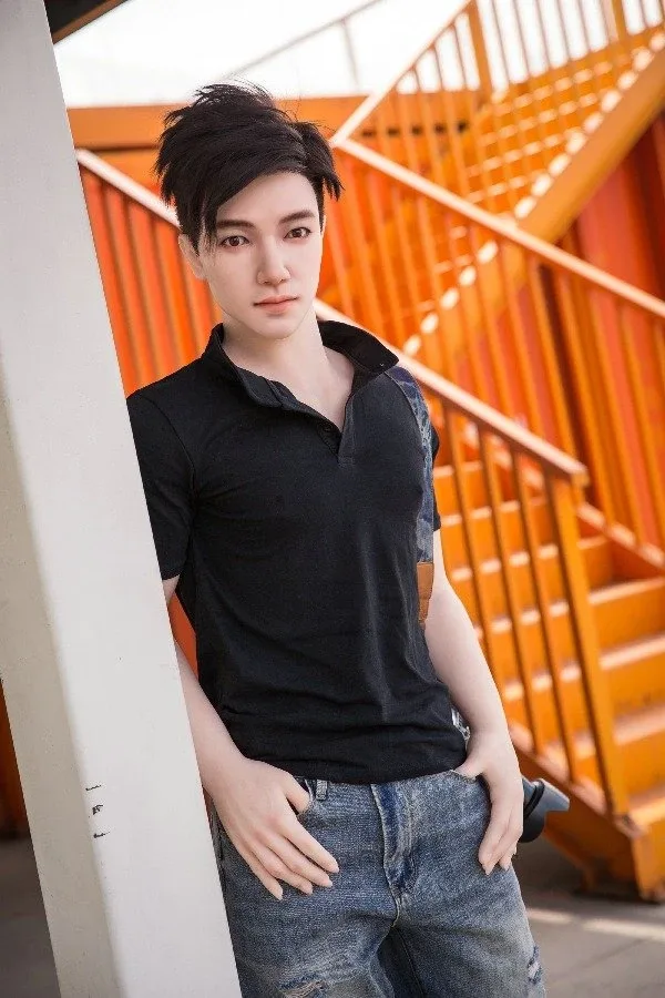 Super Realistic Asian Chinese Male Doll Lucas 177cm / 6ft view 5