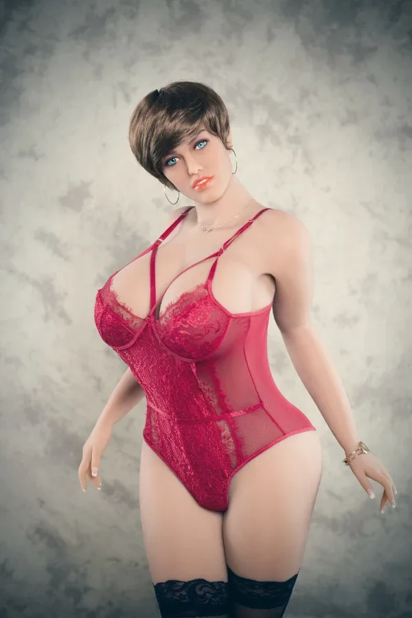Realistic Short Hair BBW Sex Doll Amayah 162cm view 4