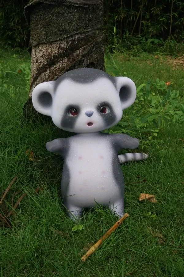 Silicone Cute Fantasy Animals Raccoon Sex Doll Roxy 47cm view 4