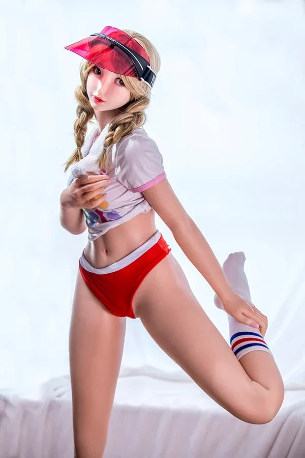 158cm B-cup Silicone Blonde Sex Doll Pao
