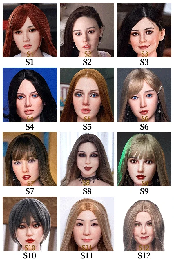 Extra Doll Heads ( Irontech Silicone Doll) view 2