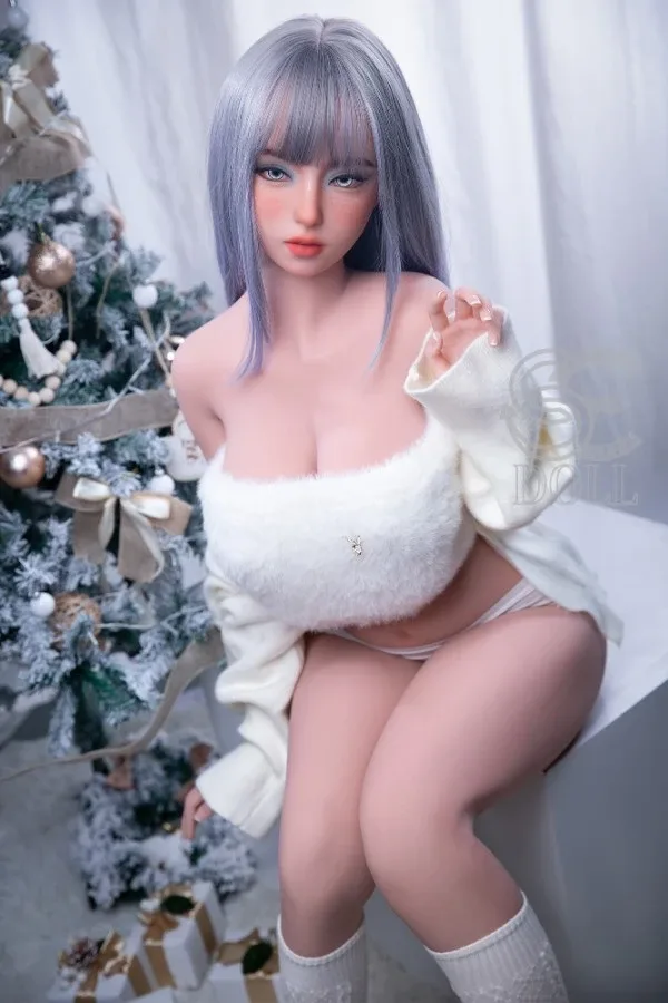 Gray Hair Big Breasts Sex Doll Madison 161cm view 2