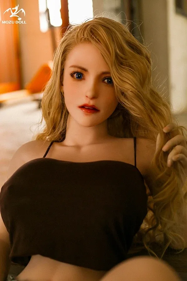 Super Realistic Sexy Blonde Sex Doll Tina 163cm (Free Doll Same Clothes) view 2