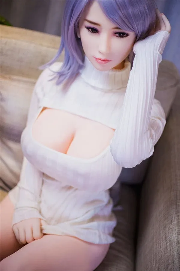 Realistic Full Size Sexy Purple Hair Sex Doll Gloria 158cm