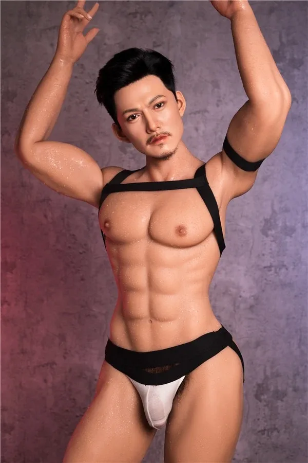 Realistic Mature Handsome Muscular Male Doll Lucas 180cm / 5ft 11 (Silicon Head) view 2