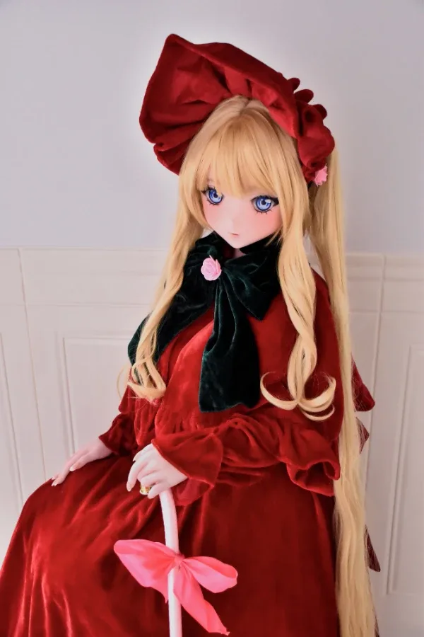 Cute Blonde Manga Sex Doll Utashiro Shiori 148cm view 5