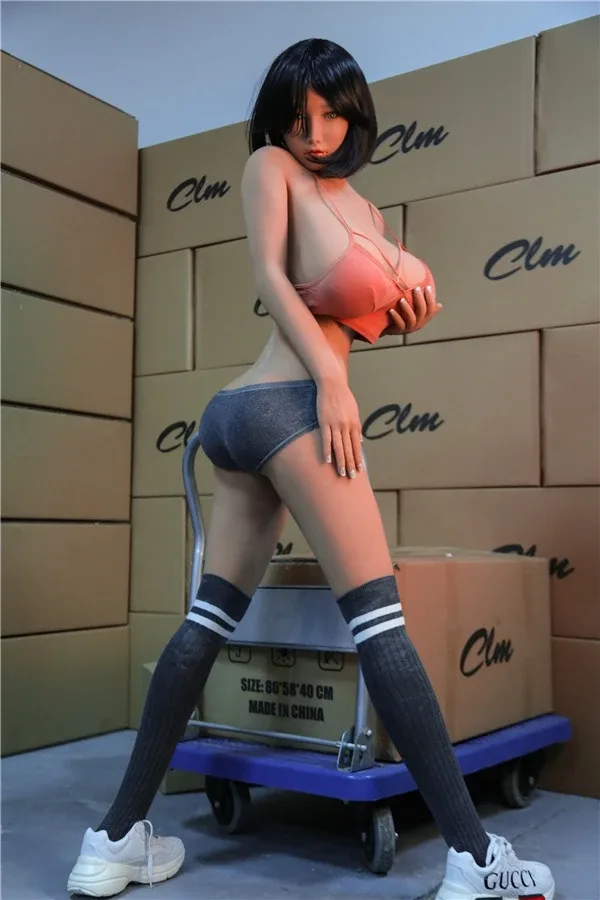 Asian Pretty Brunette BBW Sex Doll Ellis 158cm view 2