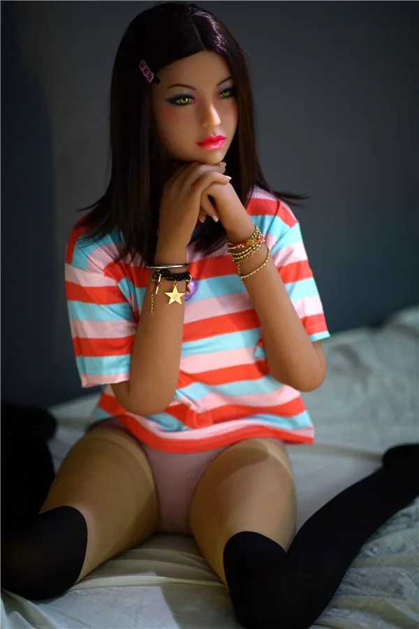 Realistic Full-size Sexy Small Boobs Adult Female Sex Doll Evie 158cm