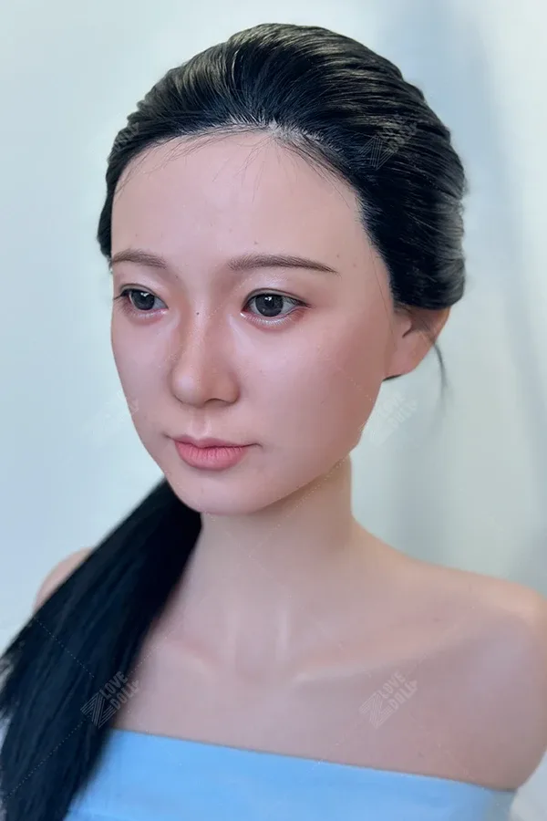 Custom Sex Doll Silicone Head view 4