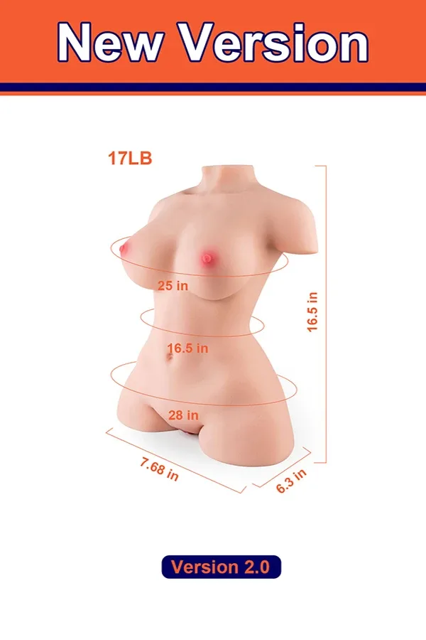 17lb New S Shape Double Channel Sex Torso view 5