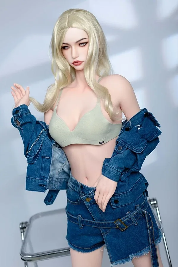 Realistic Blonde Sex Doll Ariah 158cm (Movable Jaw With Oral Structure) view 2